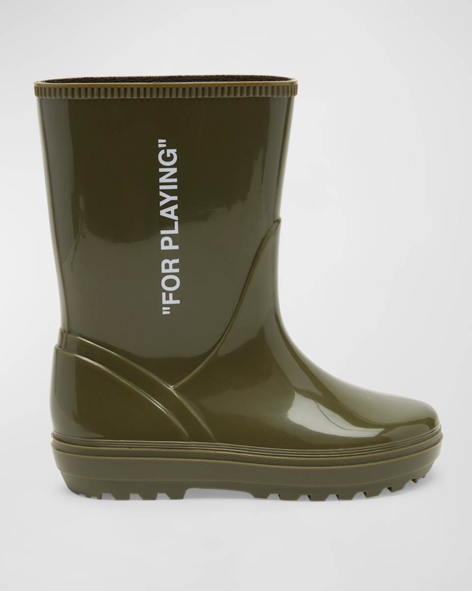 Kid's For Playing Rubber Rain Boots, Toddler/Kids